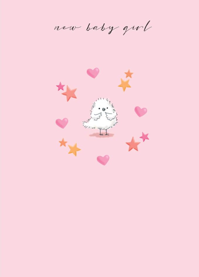 Baby Girl Greeting Card