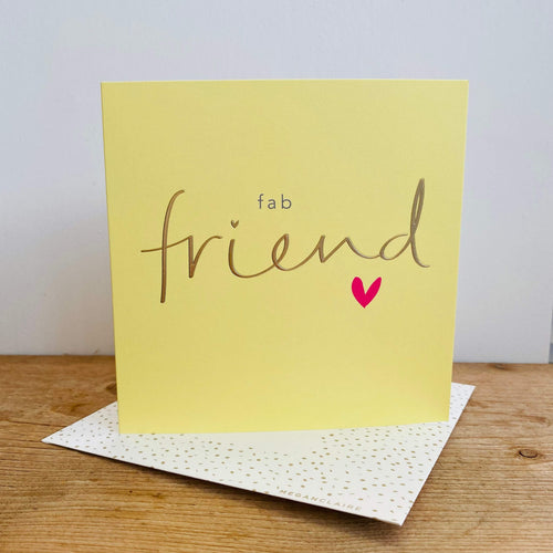 Fab Friend Birthday Card