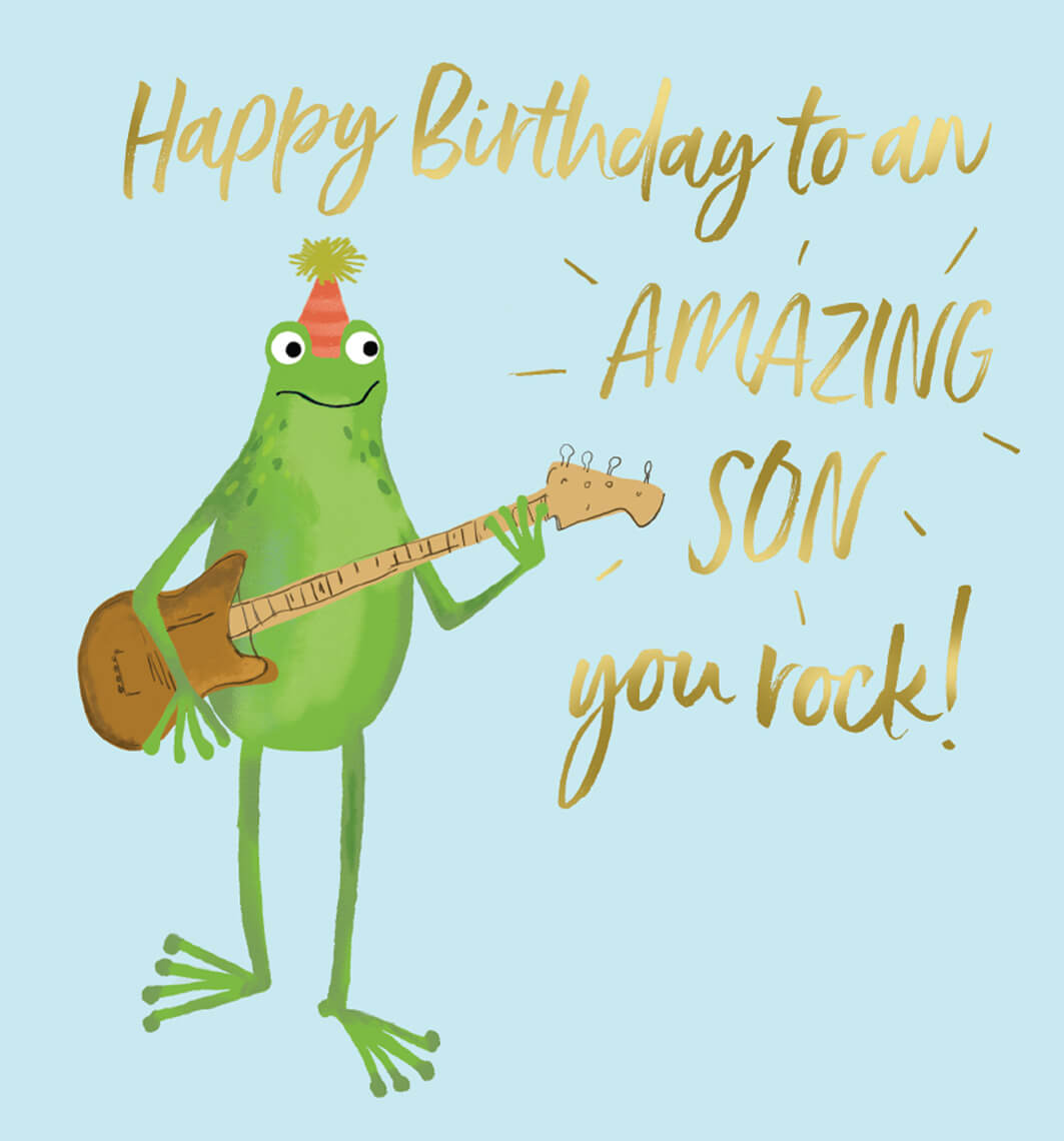 Amazing Son Birthday Card