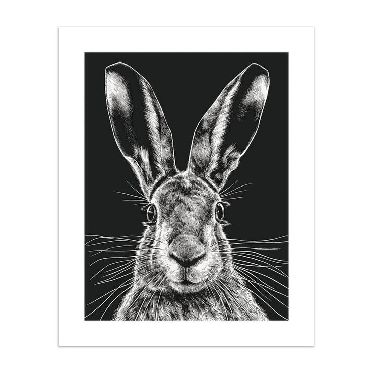 Ink and Shadow Wild Hare