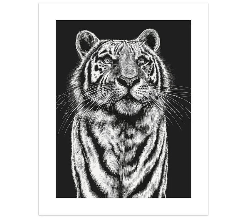 Ink and Shadow Tiger