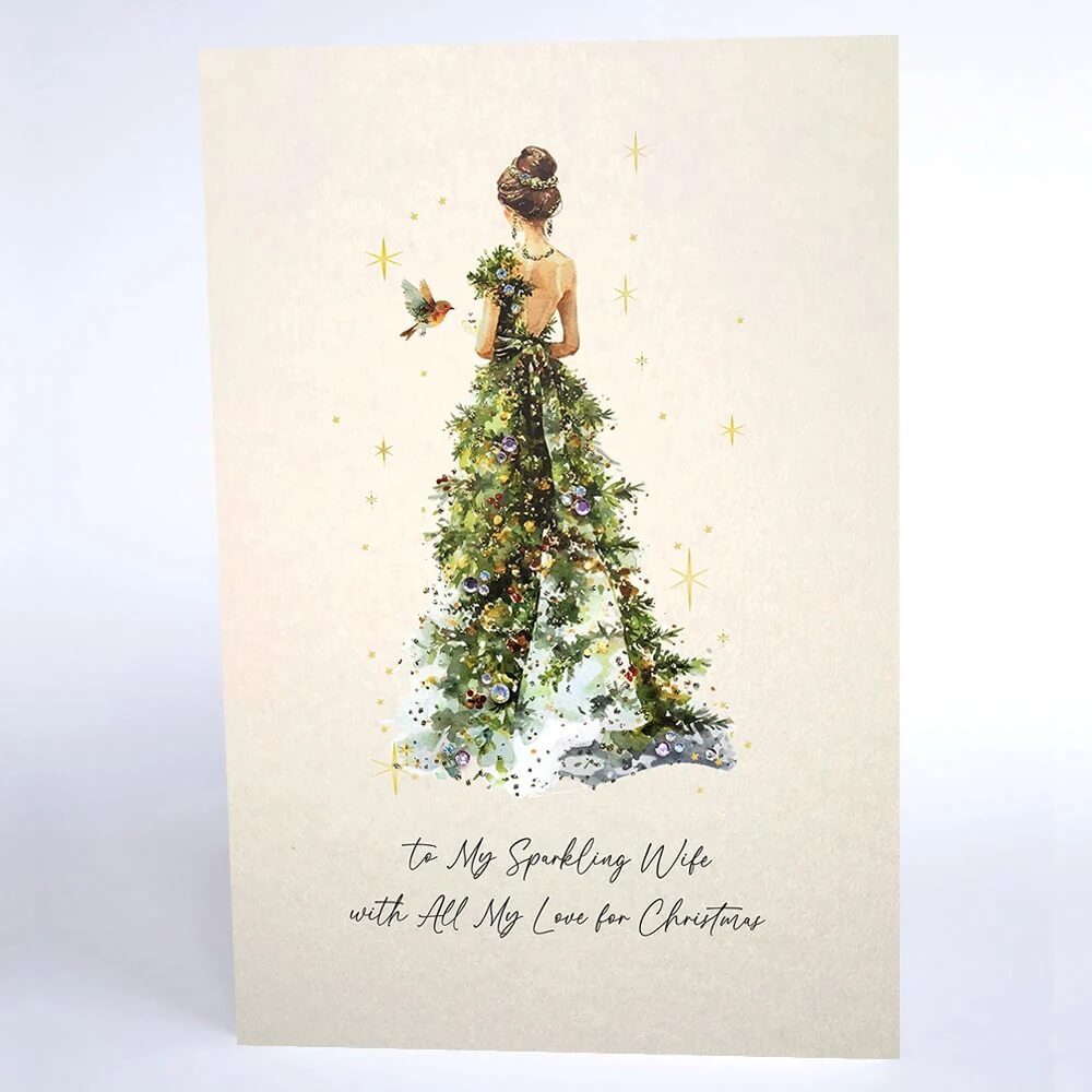 Wife Large Christmas Card