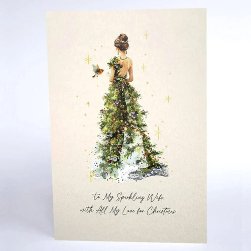Wife Large Christmas Card
