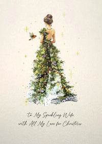 Wife Large Christmas Card