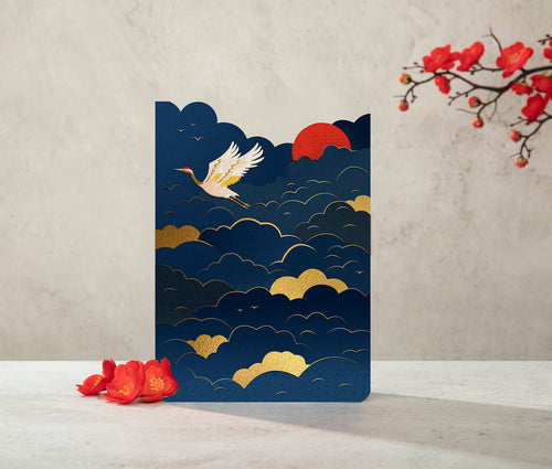 Crane Birthday Card