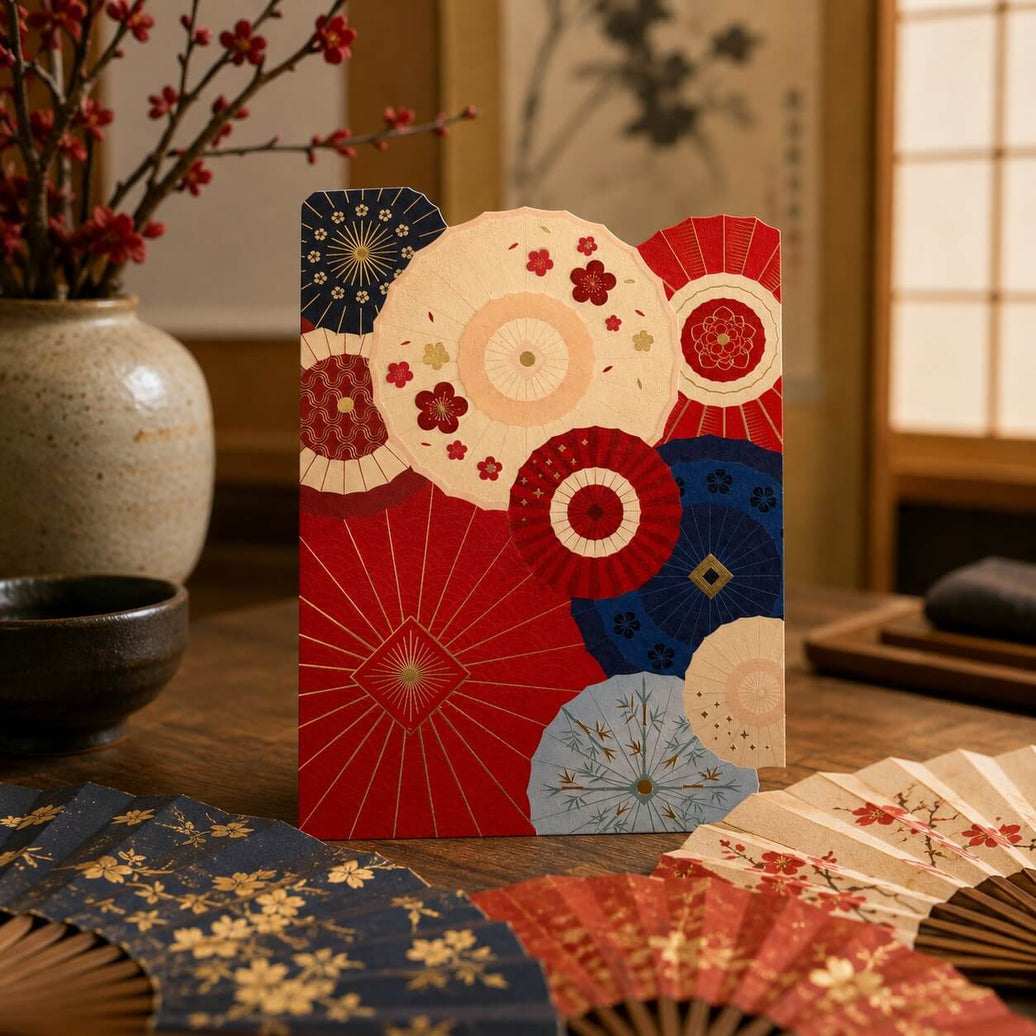 Parasols Birthday Card