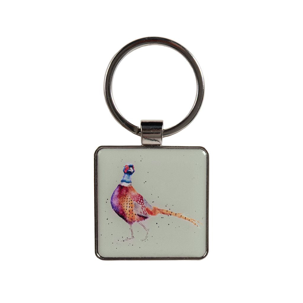 Close Up Pheasant Keyring