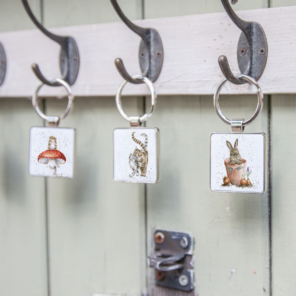 Close Up Pheasant Keyring