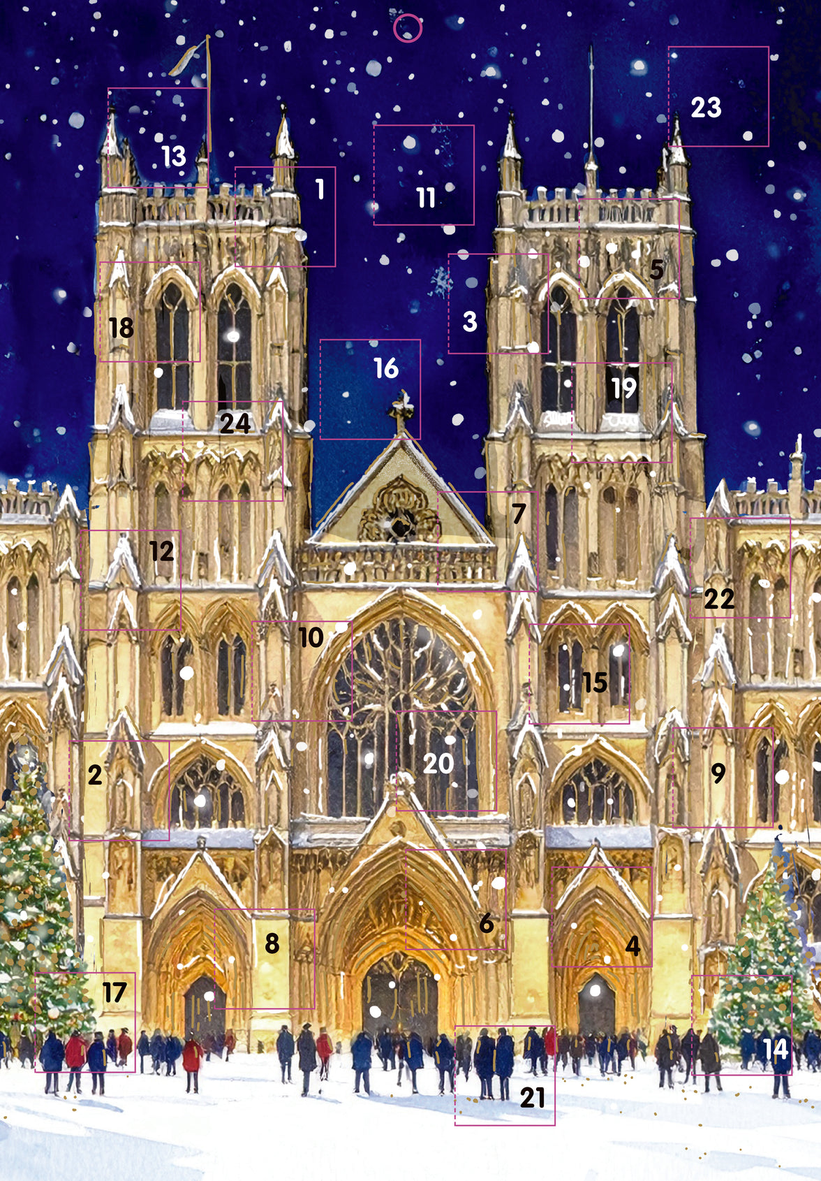 Exclusive Snowy Cathedral Advent Calendar