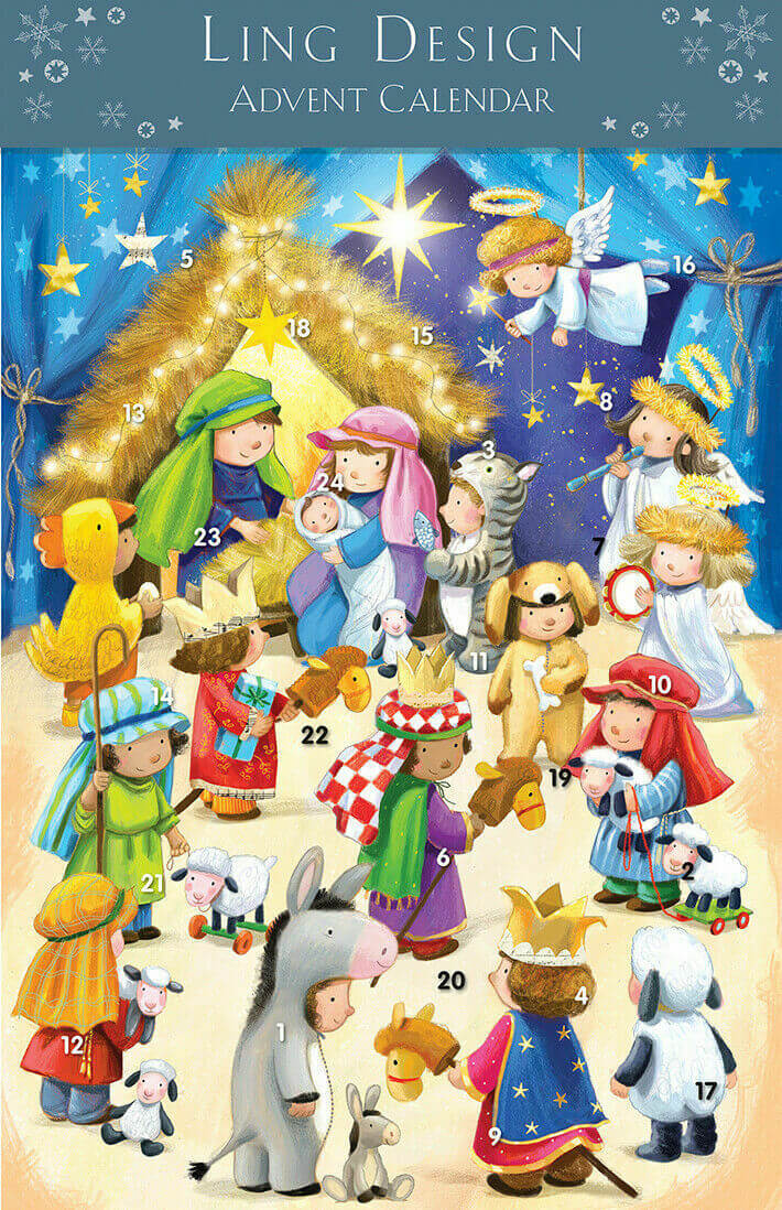 School Nativity Advent Calendar