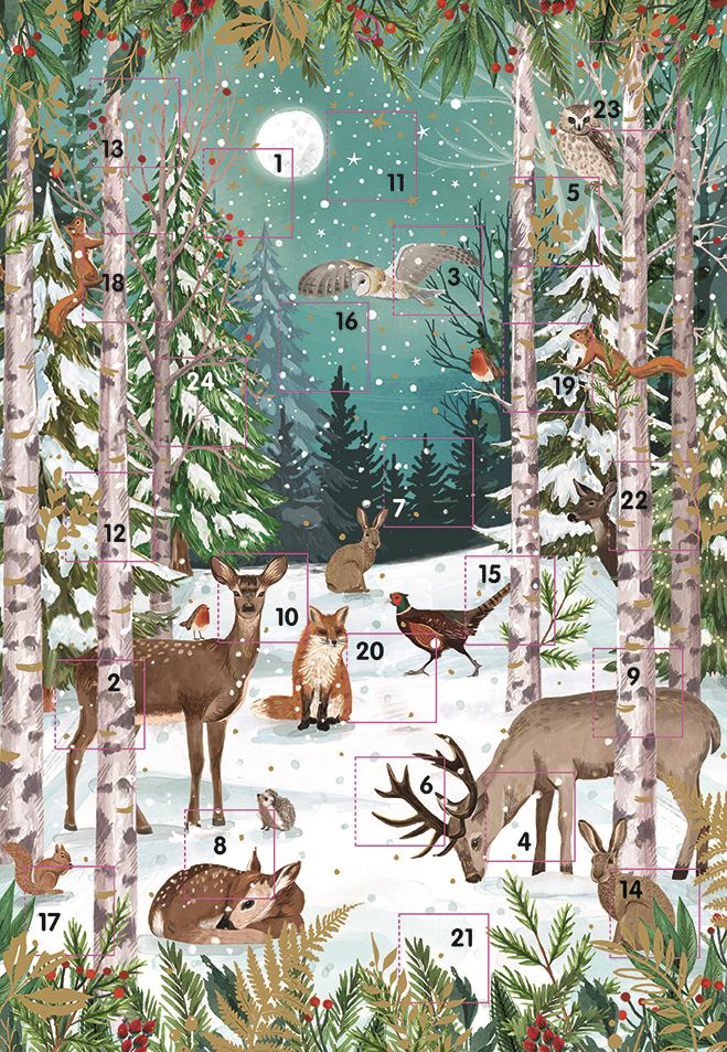 Snowy Wood Advent Calendar