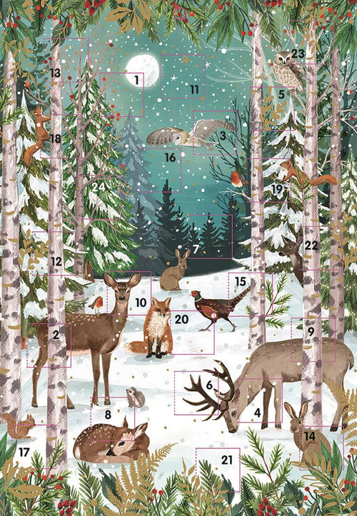 Snowy Wood Advent Calendar