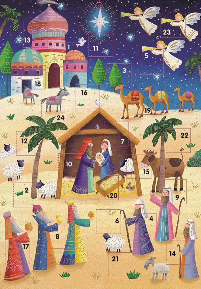 Nativity Traditional Advent Calendar