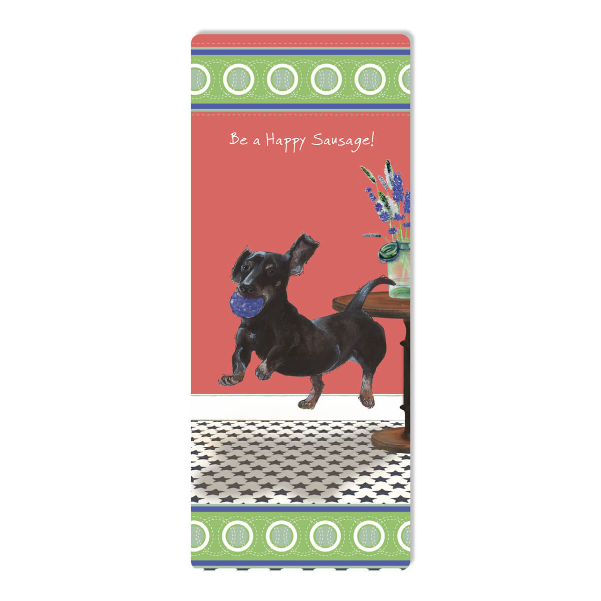 Dachshund Dog Bookmark - Happy Sausage