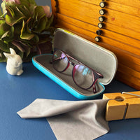 Ginger Cat Glasses Case -  Be Wild Be Free Be Home By Tea
