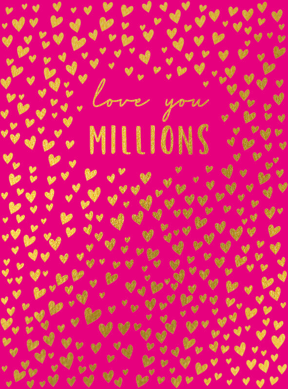 Love you Millions Greeting Card