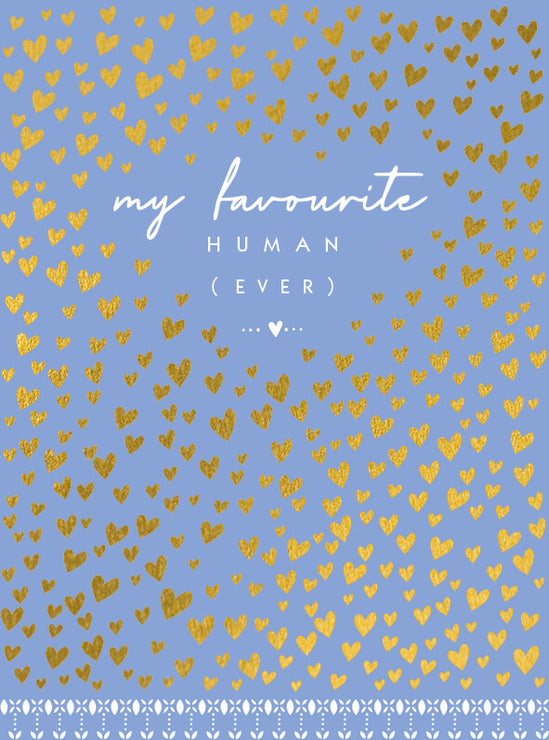 Favourite Human Greeting Card