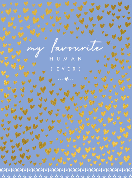 Favourite Human Greeting Card