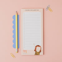 Listy Jots Bloody Good List Notepad