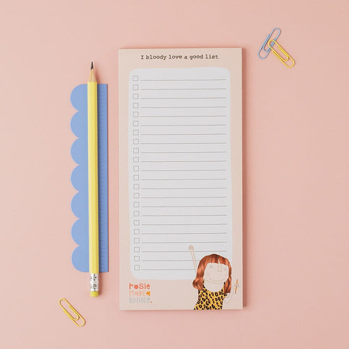 Listy Jots Bloody Good List Notepad