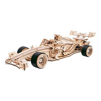 F1 Racing Car Wooden Model Kit