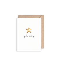 Star Greeting Card