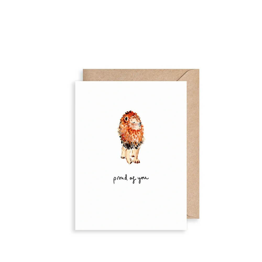 Lion Greeting Card