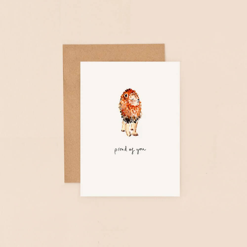 Lion Greeting Card