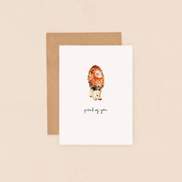 Lion Greeting Card