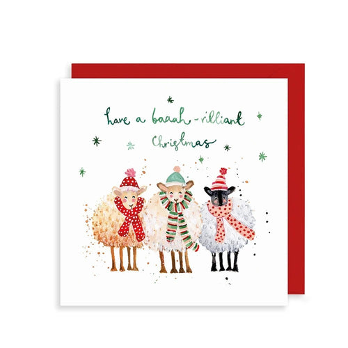 Louise Mulgrew Sheep Christmas Card