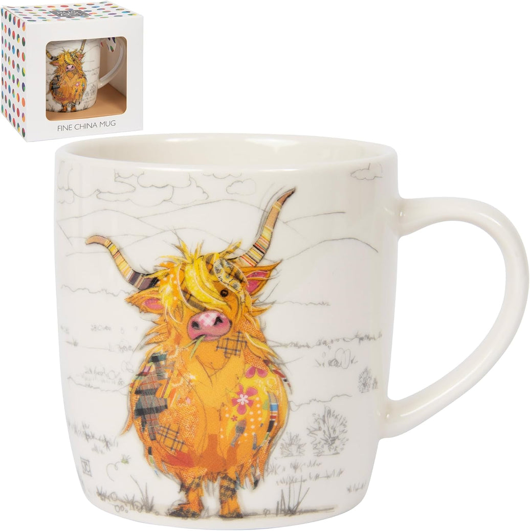 Bug Art Hamish Cow Mug