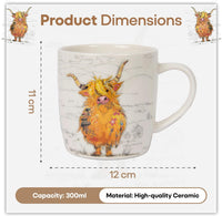 Bug Art Hamish Cow Mug