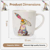 Bug Art Binky Bunny Mug