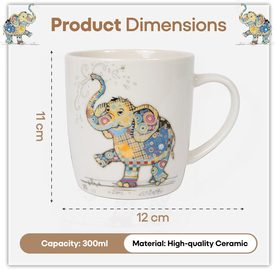 Bug Art Elephant Mug