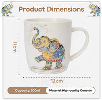 Bug Art Elephant Mug