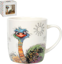 Bug Art Ostrich Mug