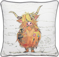 Bug Art Hamish Cow Cushion