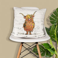 Bug Art Hamish Cow Cushion