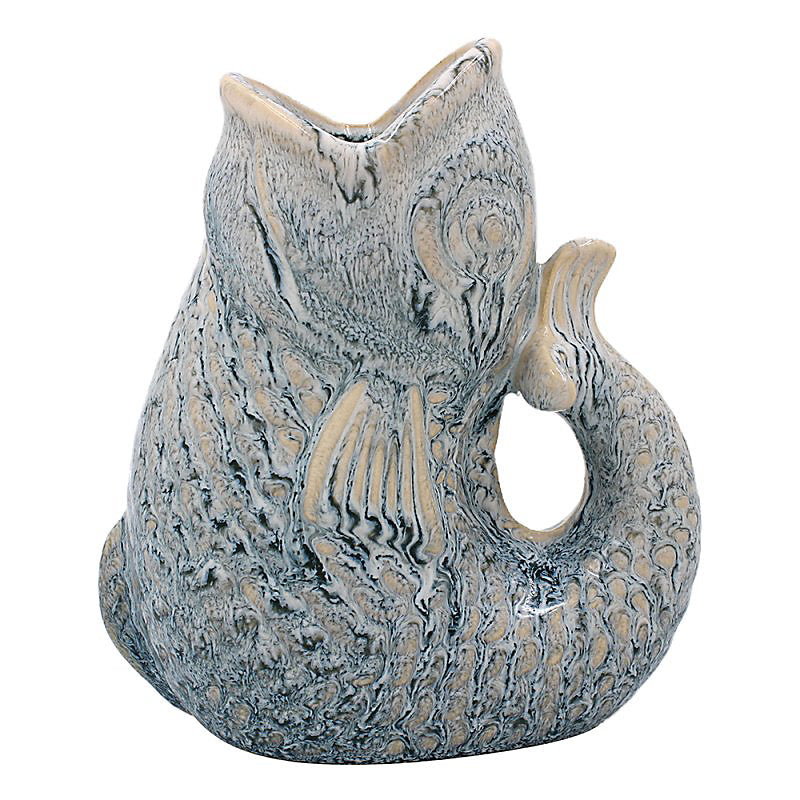 Sky Blue Fish Jug
