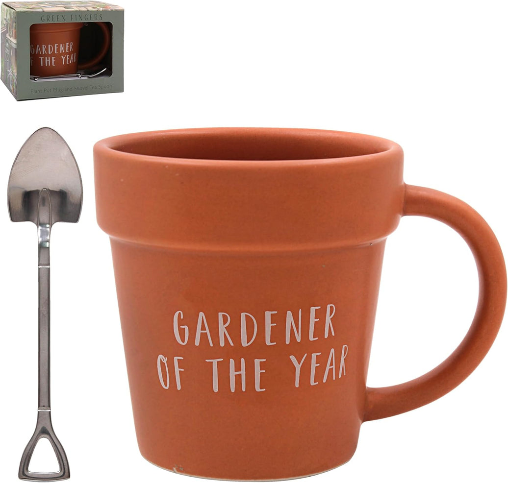 Gardener of the Year Mug and Spoon Set