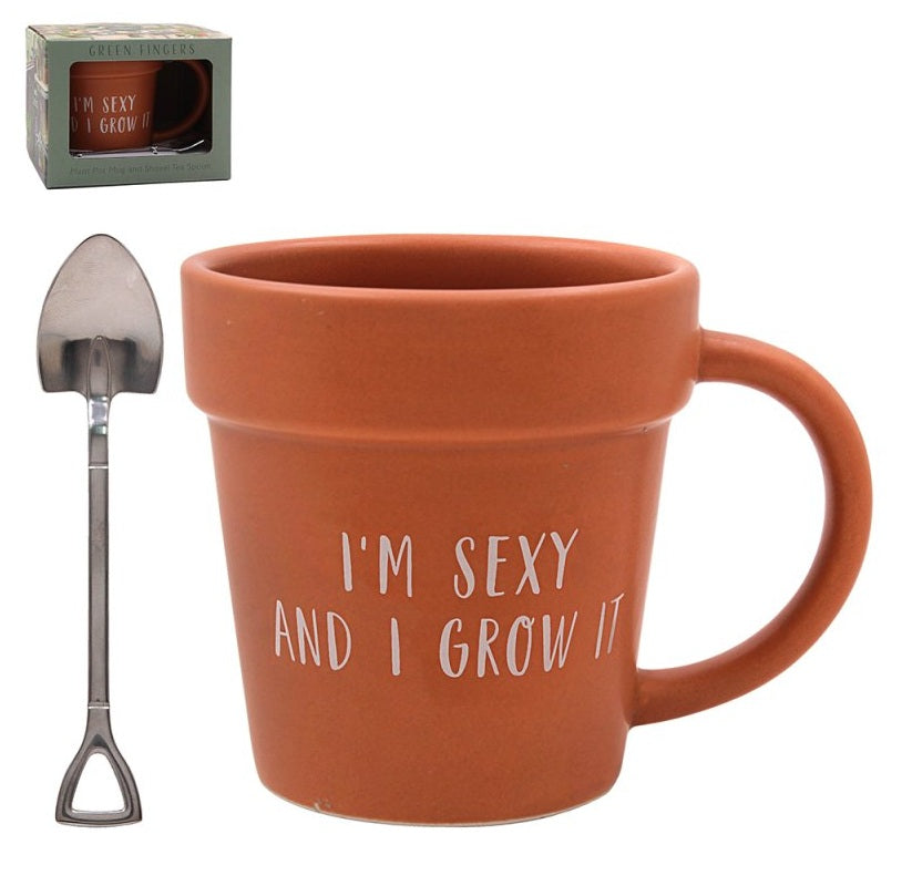 I Grow It Mug and Spoon Set