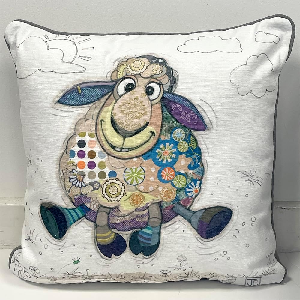 Bug Art Sheep Cushion
