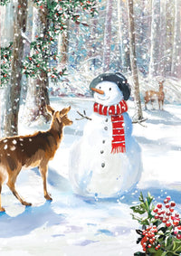 Snowy Scene Christmas Cards - 24 Cards in 6 Traditional Designs
