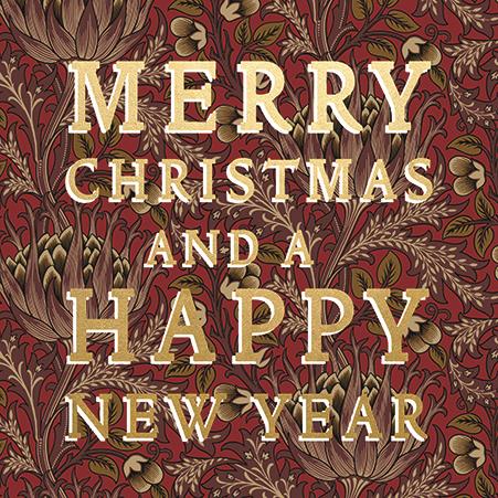 Morris & Co Christmas Cards - 8 Traditional Cards in 2 Designs