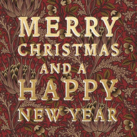 Morris & Co Christmas Cards - 8 Traditional Cards in 2 Designs