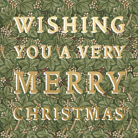 Morris & Co Christmas Cards - 8 Traditional Cards in 2 Designs