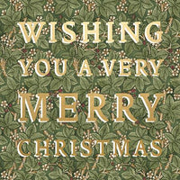 Morris & Co Christmas Cards - 8 Traditional Cards in 2 Designs