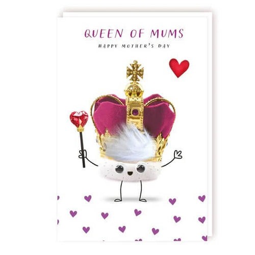 Queen of Mums Mother's Day Card