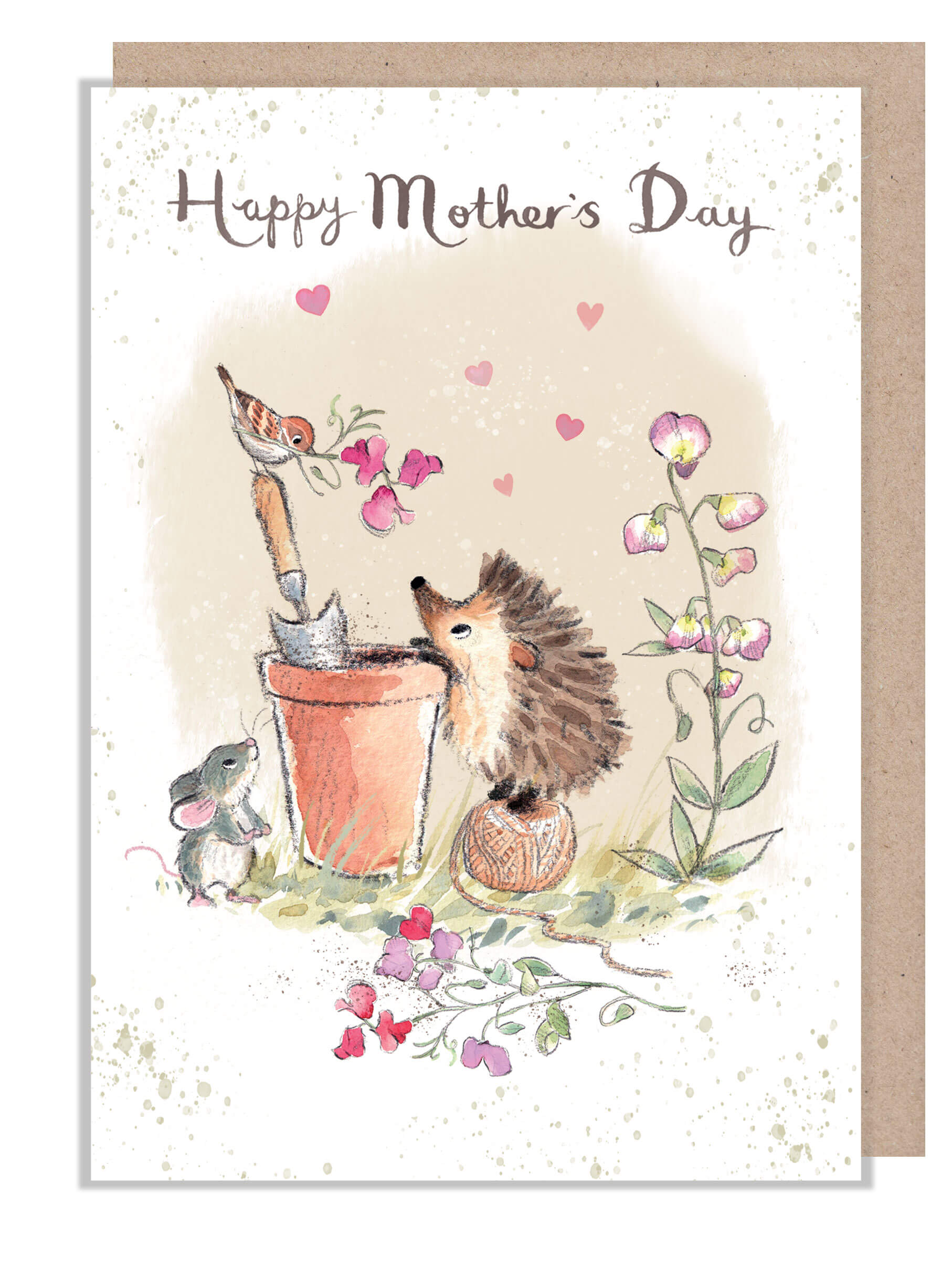 Hedgehog Mother's Day Card