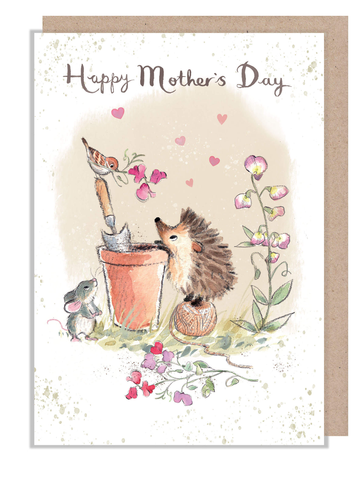Hedgehog Mother's Day Card